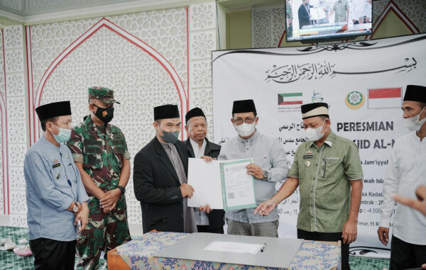 Dewan Da'wah Lampung Timur Resmikan Masjid Al Muzaini Kerjasama NGO Kuwait