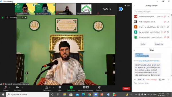 Gelar Webinar Internasional, Komisi Luar Negeri MUI Soroti Pentingnya Islam Moderat