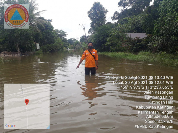 Sebanyak 8.355 Rumah Warga Tiga Kabupaten terdampak Banjir Kalimantan Tengah
