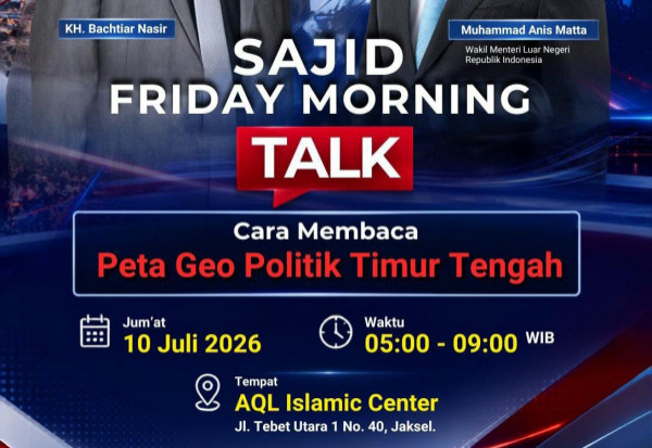 Mengapa Timur Tengah Selalu Mengubah Arah Dunia? Temukan Jawabannya di SAJID Friday Morning Talk