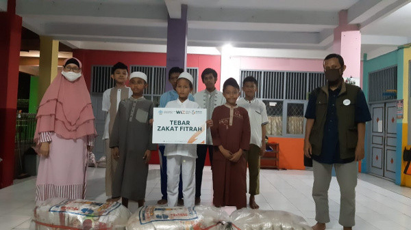 Jelang Lebaran, WIZ Bersama SKA Santuni Yatim Dhuafa