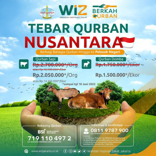 Tebar Berkah Qurban Hingga ke Pelosok Negeri, Yuuk!