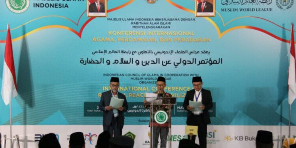 Konferensi Internasional, â€˜Agama, Perdamaian dan Peradabanâ€™ MUI Cetuskan Deklarasi Jakarta