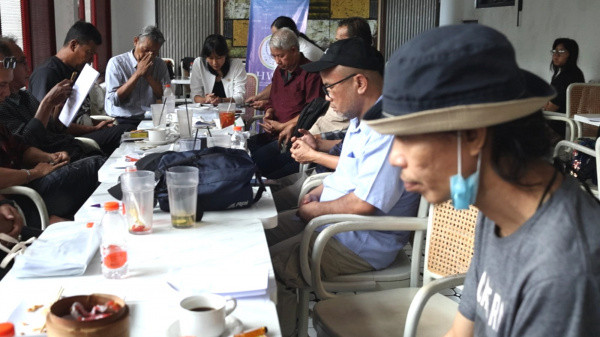 Forum Jurnalis HWPL Jakarta Doa Bersama untuk Lima Wartawan yang Hilang